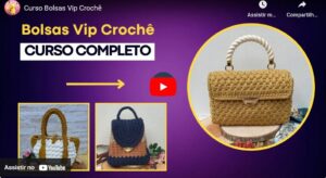 Vamos ensinar a fazer LINDAS BOLSAS DE CROCHÊ, que estão entre as bolsas mais TOP oferecidas pelas grandes crocheteiras.