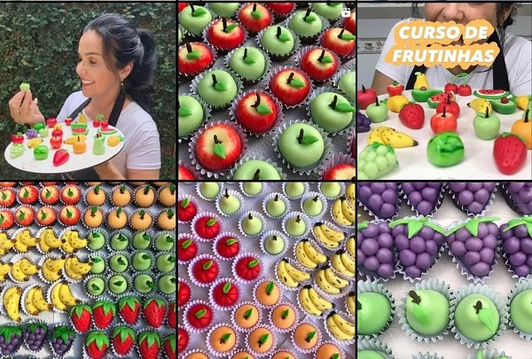 Com uma proposta prática, acessível e criativa, este curso ensina passo a passo como transformar ingredientes simples em verdadeiras obras de arte comestíveis. Os docinhos de leite em pó em formato de frutas estão em alta. Eles conquistam pelo sabor delicado, visual encantador e pela versatilidade: