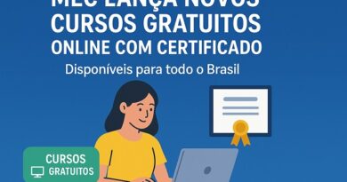 O Ministério da Educação (MEC) ampliou as oportunidades de qualificação profissional e lançou novos cursos gratuitos online, com certificado reconhecido e acesso liberado para todo o Brasil