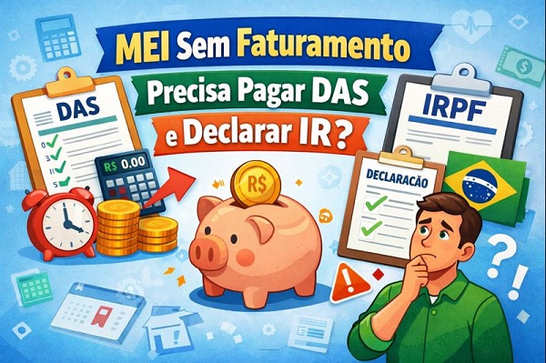 Essa é uma pergunta frequente entre os microempreendedores individuais: se o MEI não teve faturamento ao longo do ano, ainda é necessário pagar o DAS e declarar o imposto de renda? A resposta breve é: sim, parcialmente. Vamos te explicar tudo de maneira clara.